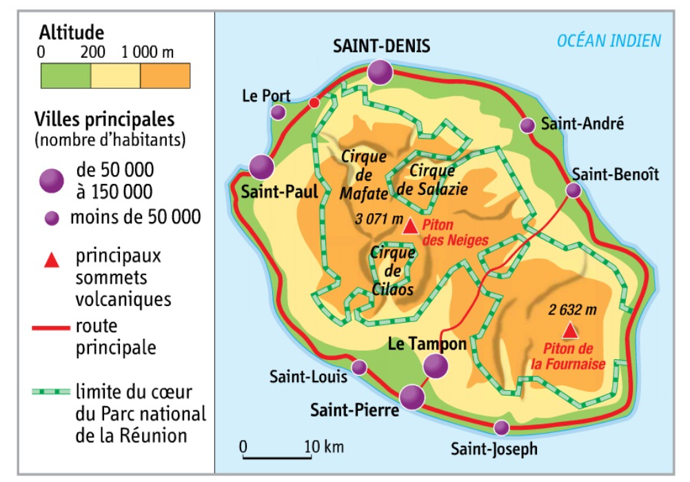 Carte interactive de La Réunion - Habiter La Réunion
